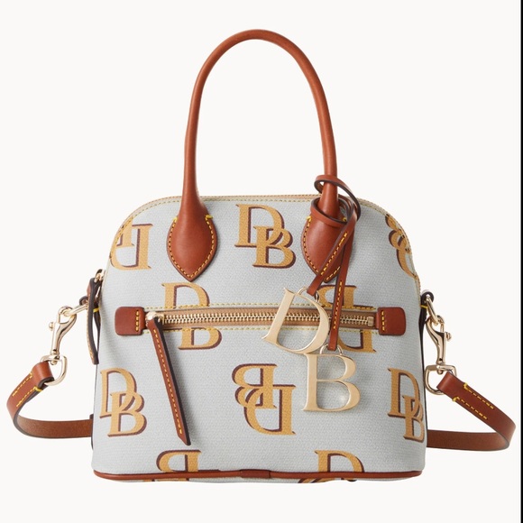 Dooney Bourke Monogram Large Domed Satchel